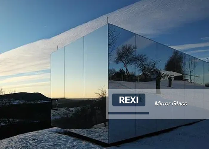 Промишлено полупрозрачно еднопосочно двупосочно огледално стъкло