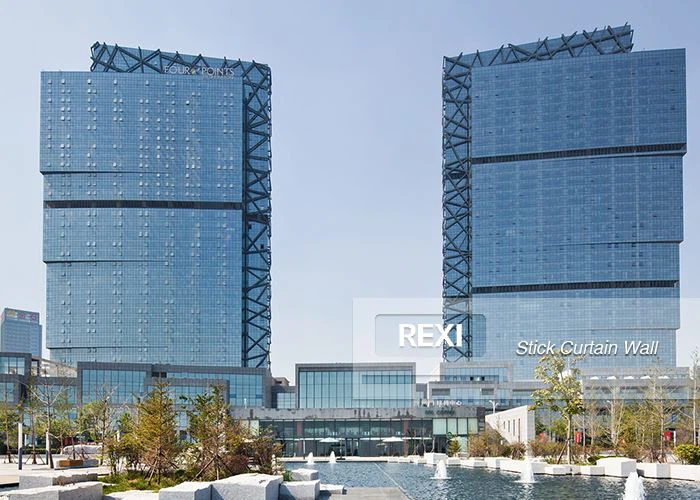 Installation Of Embedded Adapters For Frame Curtain Wall